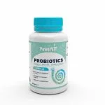 Flacon blanc et turquoise PowerVIT Probiotics digestion immunité confort intestinal
