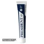Tube bleu nuit du dentifrice President Daily White blancheur