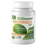 Pilulier blanc Prodisphar Moringa bio 60 gélules, poudre verte