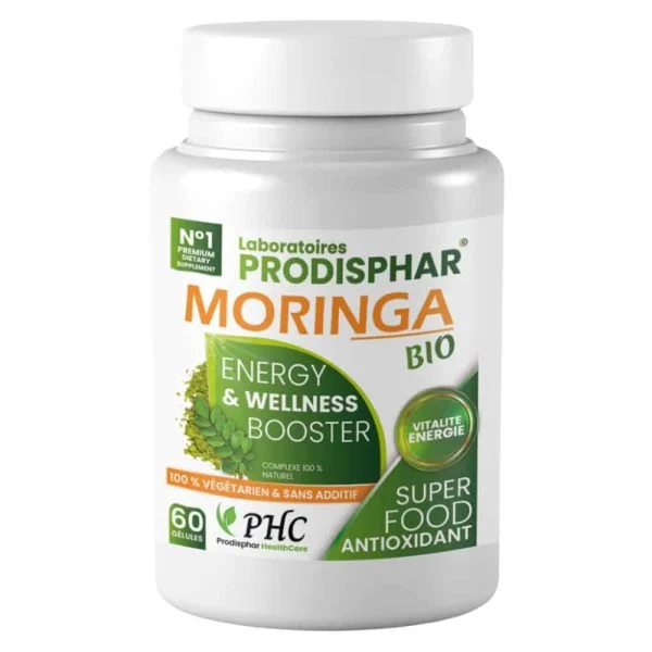 Prodisphar Moringa Bio Vitalité Et Energie 60 Gélules