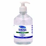 Flacon pompe transparent Prodisphar Surgygel gel hydroalcoolique 500 ml