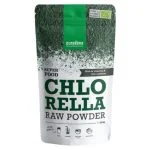 Sachet vert foncé Purasana poudre de chlorella crue bio 200 g
