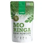 Sachet vert Purasana poudre de moringa crue bio 200 g