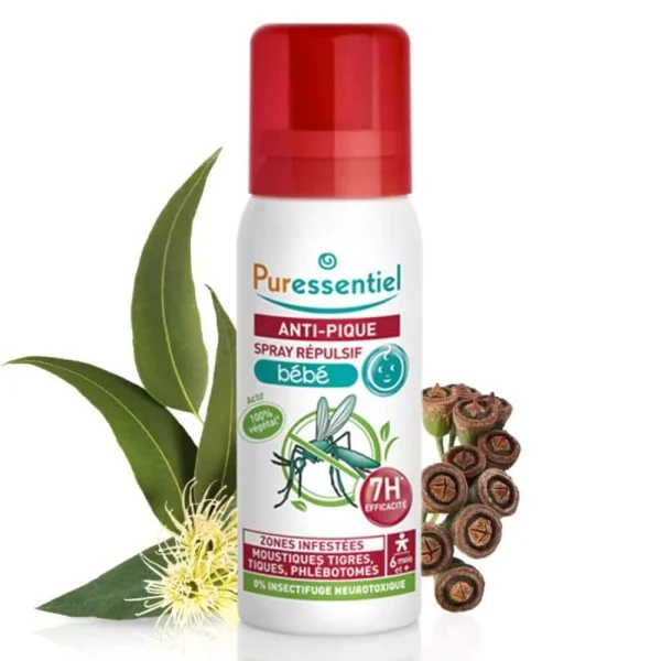 Puressentiel Anti-pique Spray Répulsif Bébé 60ml
