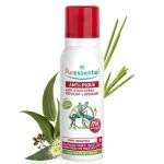Flacon blanc et rouge Puressentiel Anti-Pique spray répulsif apaisant 7h 75 ml