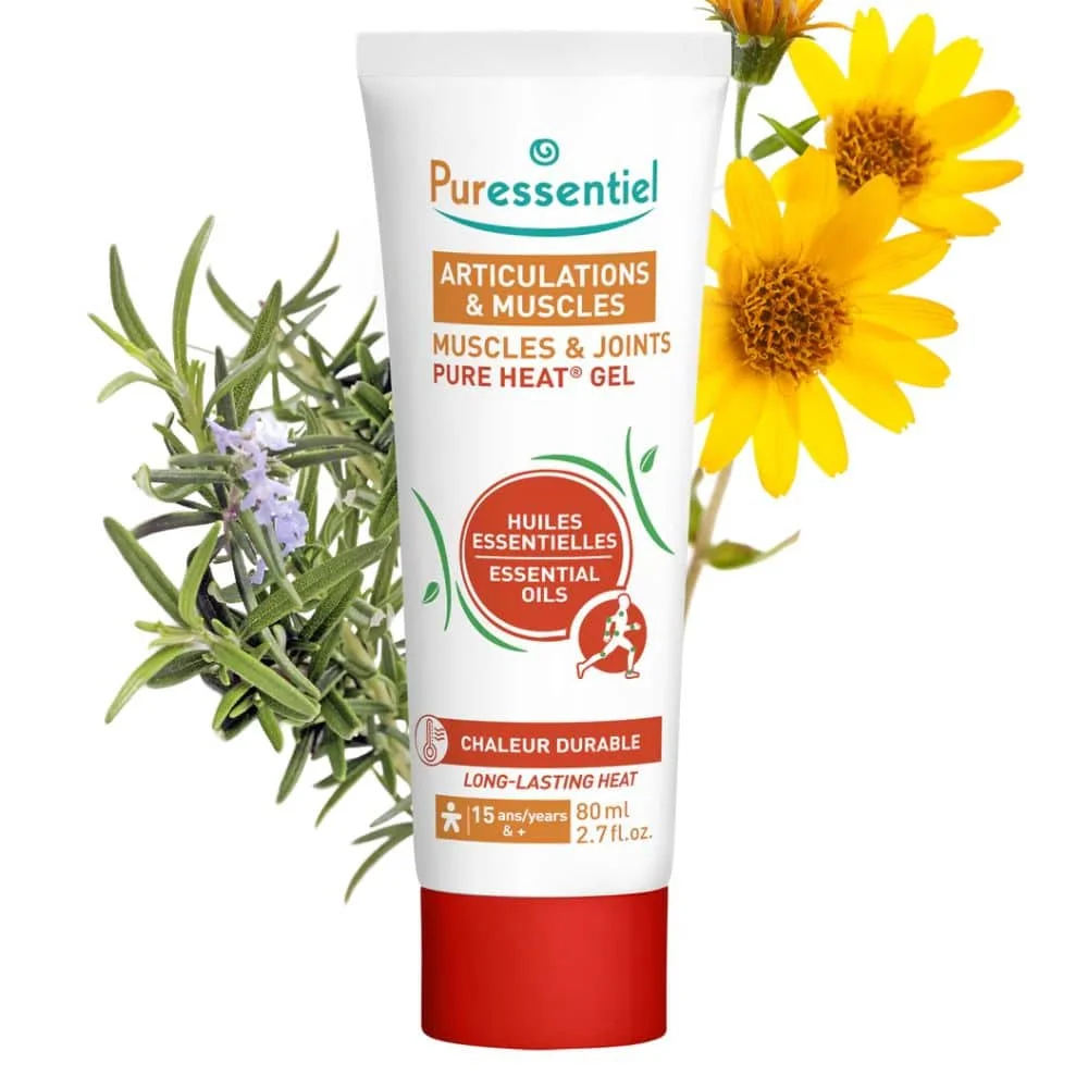 puressentiel-articulations-et-muscles-gel-pure-heat-80ml.jpg Tube blanc à capuchon rouge Puressentiel gel Pure Heat Articulations & Muscles 80 ml
