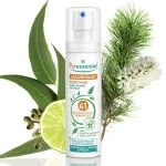 Flacon blanc et vert Puressentiel spray aérien assainissant aux 41 huiles essentielles