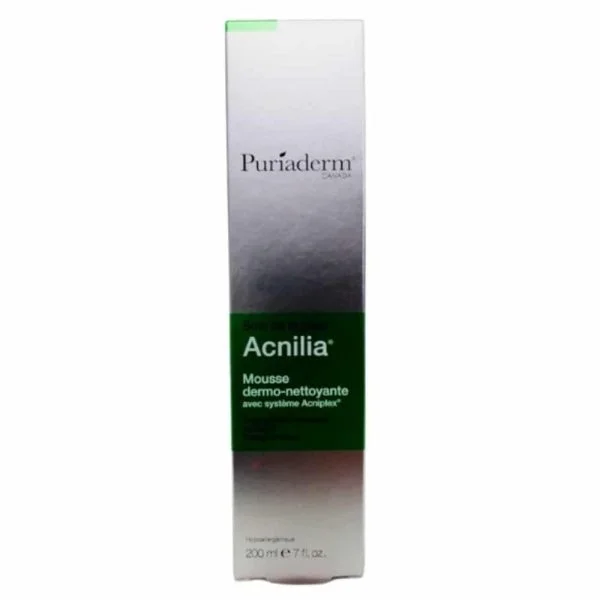 Puriaderm Acnilia Mousse Dermo-nettoyante 200ml