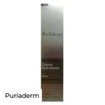 Étui gris et brun Puriaderm crème hydratante riche 40 ml