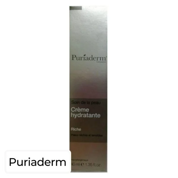 Puriaderm Crème Hydratante Riche 40ml