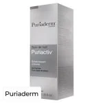 Étui gris argenté Puriaderm Puriactiv soin de nuit éclaircissant intense