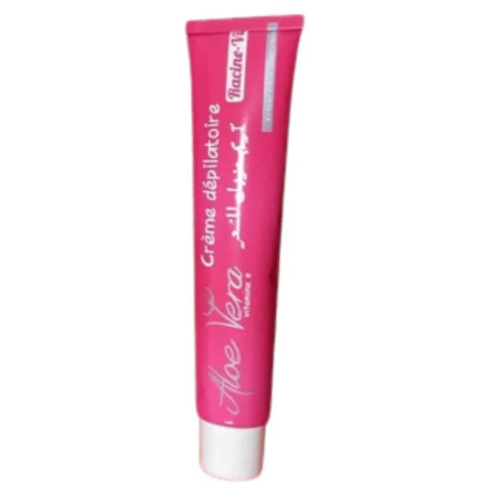 racine-vita-creme-depilatoire-aloe-vera-50ml.jpg Tube rose de crème dépilatoire Racine-Vita à l'aloé véra 50 ml
