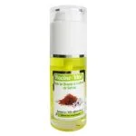 Flacon-pompe blanc d'huile jaune Racine-Vita à l'extrait de safran 40 ml