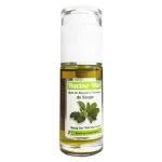Flacon pompe d'huile de sauge verte Racine-Vita 40 ml, feuilles sur l'étiquette