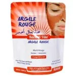 Sachet zip orange Racine-Vita argile rouge masque visage et corps