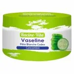 Pot vert vaseline Racine-Vita pâte blanche codex concombre rondelles illustrées