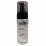 Flacon transparent Rayonnelle mousse nettoyante hydratante 150 ml, pompe noire