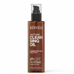 Flacon-pompe ambré Revuele Soothing Cleansing Oil peaux sensibles 200 ml