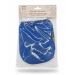Pochette et gant de gommage bleu Rituels d'Orient peeling naturel corps
