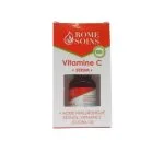 Étui rouge Rome Soins sérum vitamine C 15 ml, flacon visible