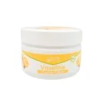 Pot blanc Rome Soins vaseline codex citron, bandeau jaune, citrons illustrés