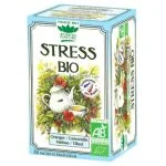 Étui bleu Romon Nature Tisane Stress bio, camomille, mélisse et tilleul