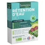 Boîte turquoise Santarôme Bio Rétention d'eau 4 Actions, quinze comprimés
