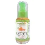 Flacon pompe transparent d'huile végétale de carotte Santé Bio Premium 50 ml