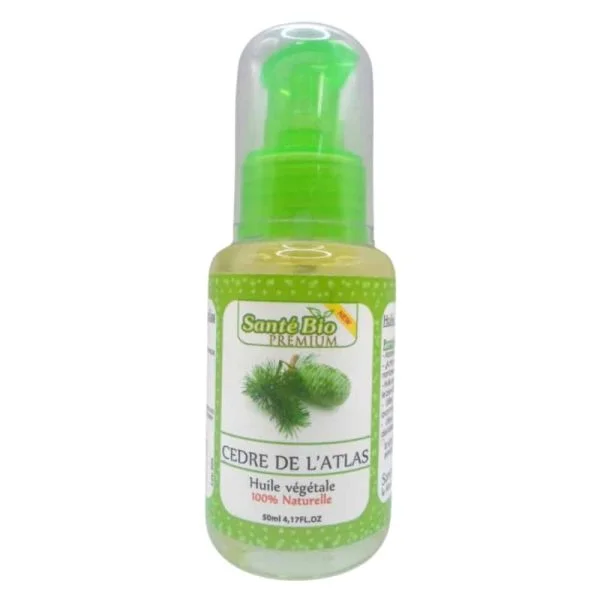 Santé Bio Premium Huile Végétale de Cèdre de l’Atlas 50ml