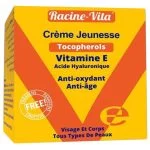Pot carton jaune et orange Crème Jeunesse Racine-Vita à la vitamine E