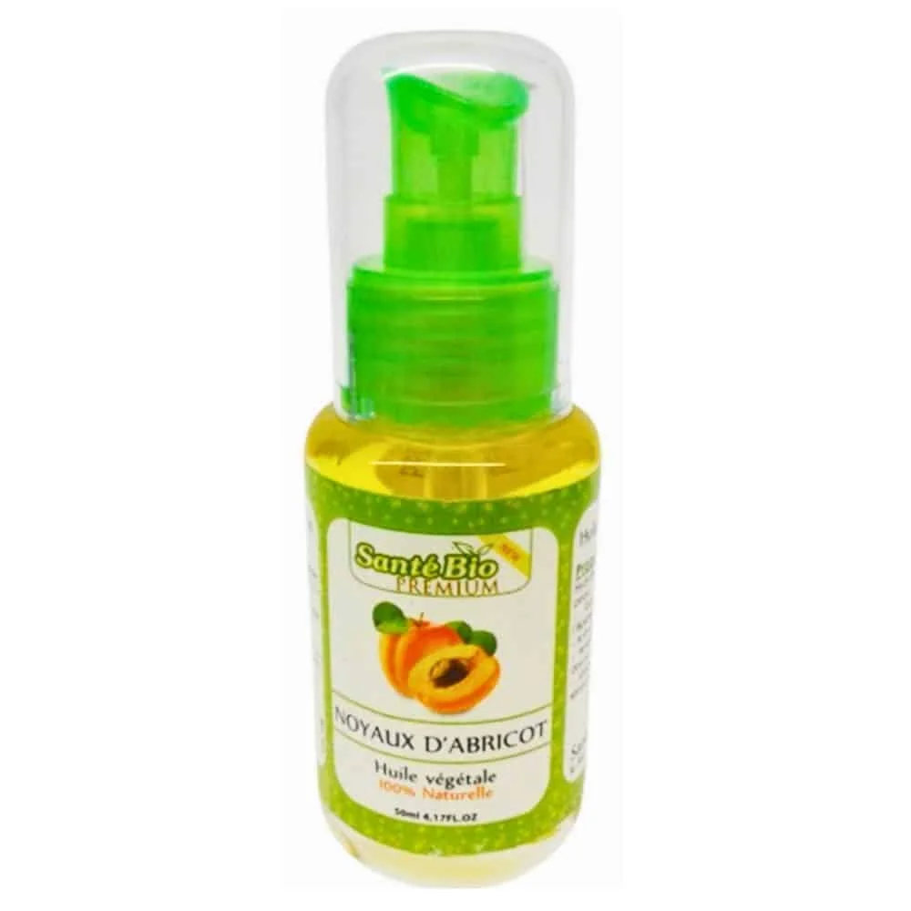 sante-bioE2808B-premium-huile-de-noyaux-dabricot-50ml.jpg Flacon pompe transparent d'huile de noyaux d'abricot Santé Bio Premium 50 ml