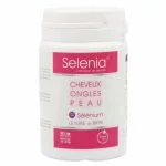 Pot blanc et rose Selenia cheveux ongles peau, 30 gélules
