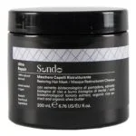 Pot noir à bandeau blanc Sendo Ultra Repair, masque restructurant 200 ml