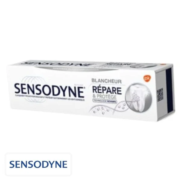 Sensodyne Dentifrice Blancheur Repare Et Protège 75ml