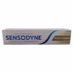 Étui blanc et doré du dentifrice Sensodyne Multi Complet 100 ml