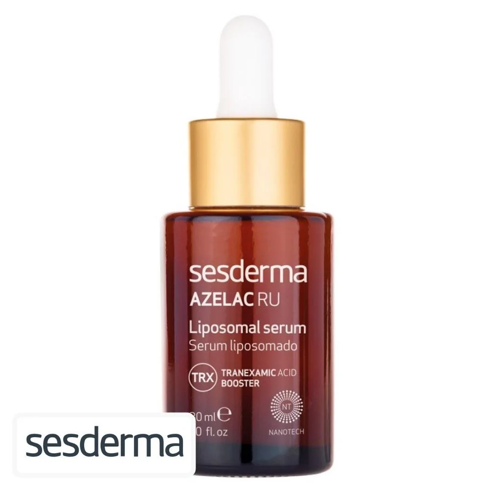 sesderma-azelac-ru-serum-liposomal-depigmentant-30ml.jpg Flacon ambré à pipette Sesderma Azelac RU sérum liposomal, 30 ml