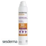 Aérosol blanc Sesderma Repaskin spray transparent SPF50+ corps 200 ml