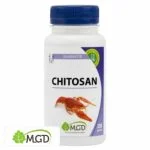 Flacon blanc MGD Silhouette Chitosan 200 gélules illustration crustacé rouge