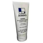 Tube blanc et bleu Skining Skingel gel moussant surgras visage corps 200 ml