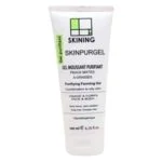 Tube blanc et vert Skining Skinpurgel gel moussant purifiant 200 ml