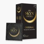 Boîte noire Skyn Original et sachet individuel, dix préservatifs sans latex