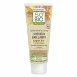 Tube beige So'Bio étic après-shampooing Cheveux Brillants argan bio 200 ml