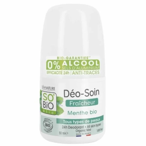 So Bio Déo-soin Déodorant Fraîcheur Menthe Bio 50ml