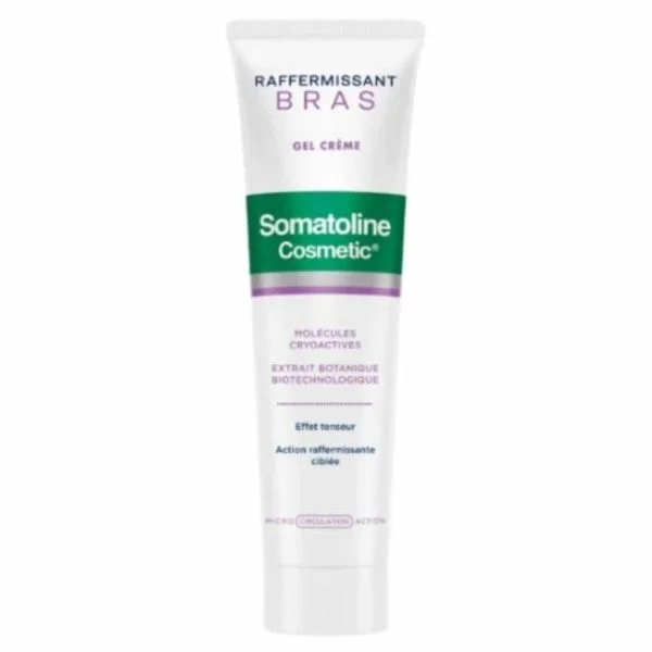 Tube blanc Somatoline Cosmetic Raffermissant Bras gel-crème effet tenseur