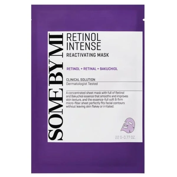 Sachet violet Some By Mi Retinol Intense Reactivating Mask masque tissu 22 g