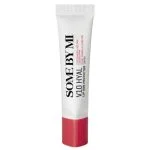 Tube blanc Some By Mi V10 Hyal Lip Sun Protector SPF15 à embout rouge