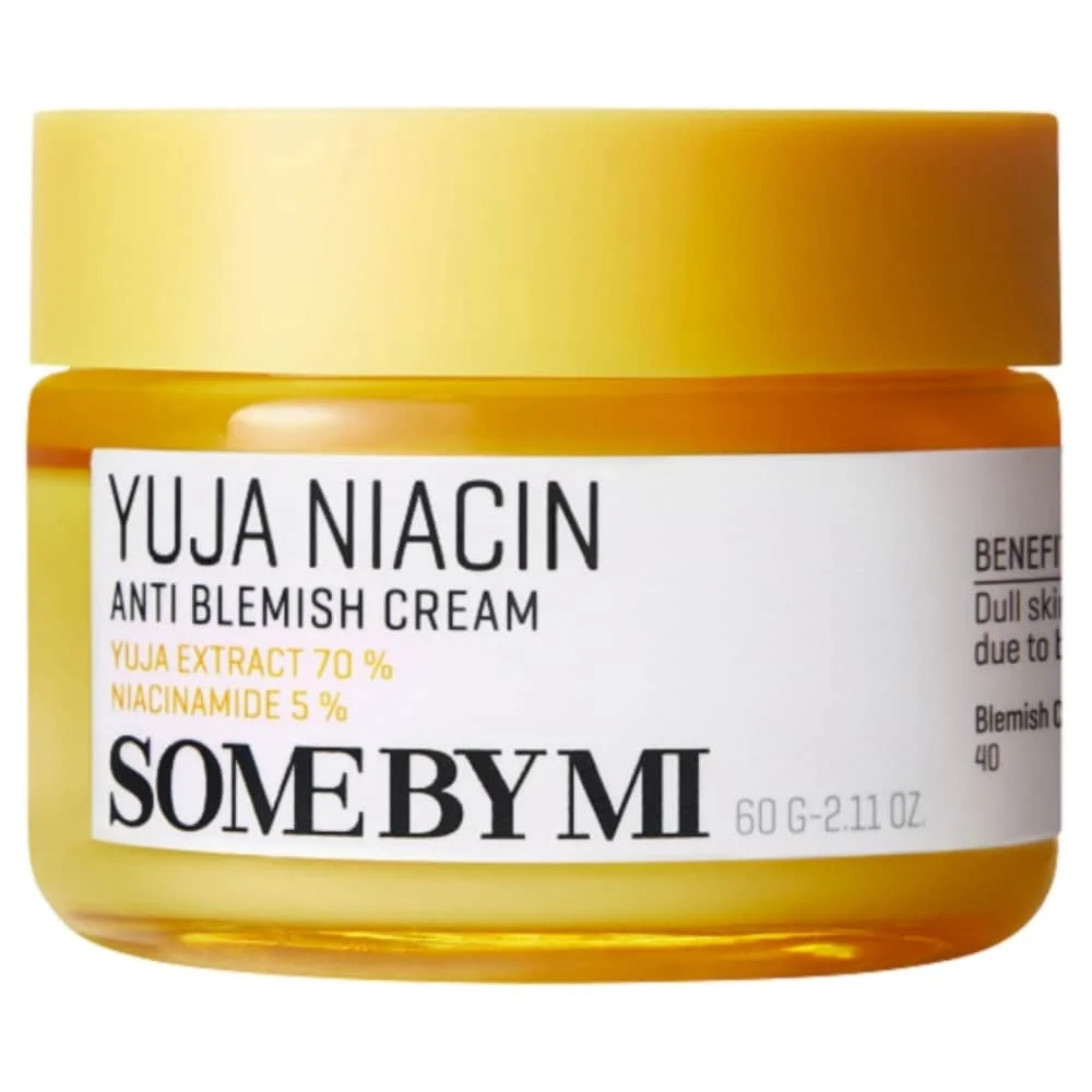 some-by-mi-yuja-niacin-creme-anti-imperfections-60g.jpg Pot jaune Some By Mi Yuja Niacin Anti Blemish Cream 60 g étiquette blanche
