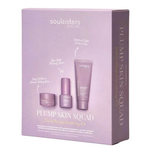 Soulsisters Regenerate Plump Skin Squad Kit Hydratation Et Rajeunissement Quotidien 1u – photo 2
