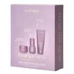 Coffret mauve Soulsisters Plump Skin Squad avec baume, sérum et crème de nuit
