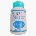Flacon blanc Spirit Magnésium Glycinate bouchon turquoise 30 gélules formule